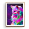 5D DIY Diamond Painting Kits Watercolor Cat