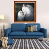 5D Diamond Painting Kits White Cat Mother and Child