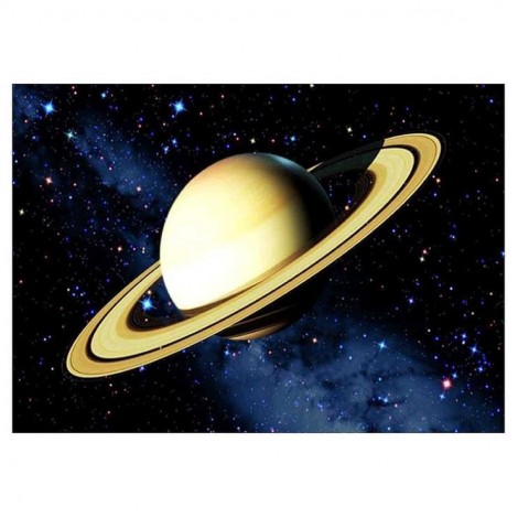 5D DIY Diamond Painting Kits Cool Dream Gold Planet Starry Universe Space