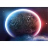 5D Diy Diamond Painting Kits Colorful Planet Earth Blue and Red