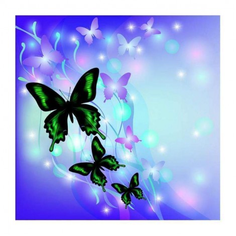 5D DIY Diamond Painting Kits Crystal Dream Butterfly