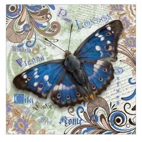 5D DIY Diamond Painting Kits Cartoon Butterfly