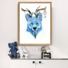 5D DIY Diamond Painting Kits Dream Cartoon Wolf with Horn