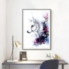 5D Diamond Painting Kits Watercolor White Wolf