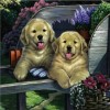 5D DIY Diamond Painting Kits Cute Cartoon Dogs