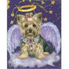 5d Diy Diamond Cross Stitch Embroidery Kits Dog Angel