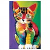 5D DIY Diamond Painting Kits Watercolor Cute Cat