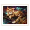 2019 Oil Painting Style Cat 5d Diy Cross Stitch Diamond Painting Kits
