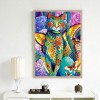 5D Diamond Painting Kits Watercolor Special Cat