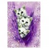 2019 Oil Painting Style Cute Cats 5d Diy Cross Stitch Diamond Painting Kits