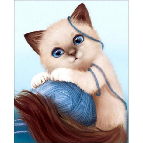2019 New Hot Sale Cat 5d Diy Cross Stitch Diamond Painting Kits