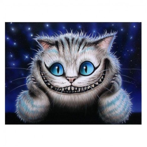 5D DIY Diamond Painting Kits Cartoon Funny Cat