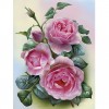 5D DIY Diamond Painting Kits Special Pink Artistic Flowers