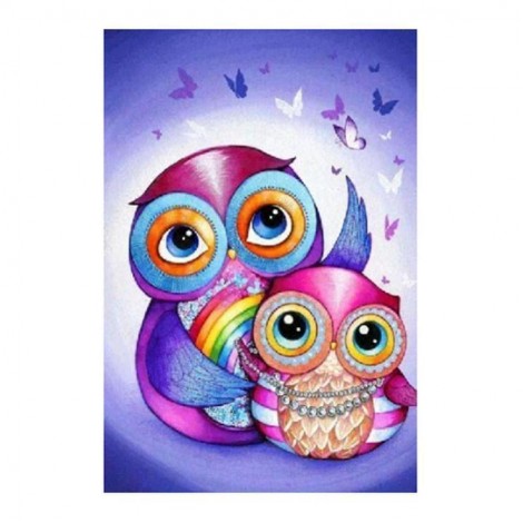 5D Diamond Painting Kits Warm And Lovely Cartoon Styles Owl