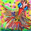 5D DIY Diamond Painting Kits Colorful Cartoon Bird