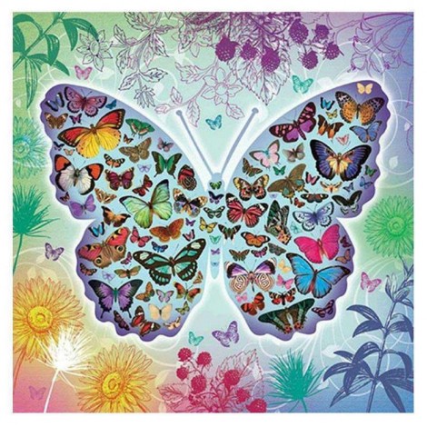 5D DIY Diamond Painting Kits Dream Cartoon Butterfly