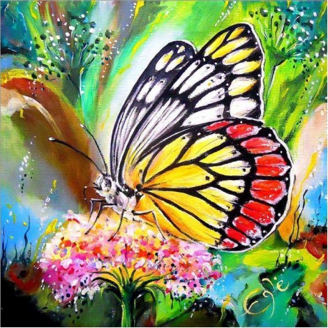 5D DIY Diamond Painting Kits Watercolor Butterfly