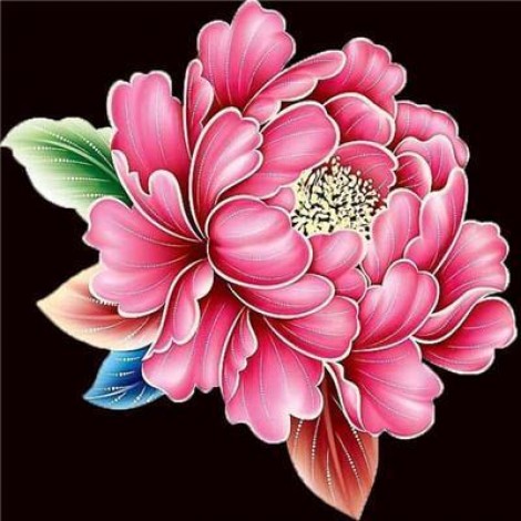 5D DIY Diamond Painting Kits Delicate Pink Flower