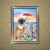 5D DIY Diamond Painting Kits Cartoon Pet Dogs Seaside Holiday