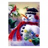 5D DIY Diamond Painting Kits Cute Cartoon Christmas Snowman