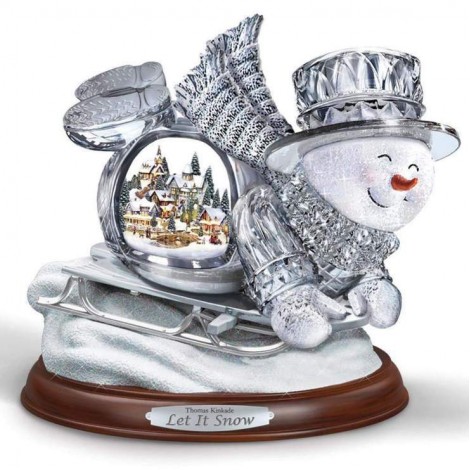 5D DIY Diamond Painting Kits Cartoon Winter Happy Snowman