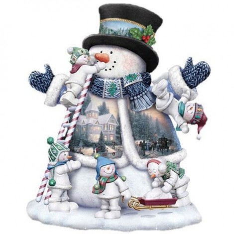 5d Diy Diamond Painting Kits Winter Snowman