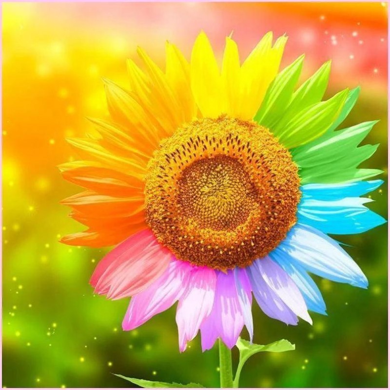 Colorful Sunflower 5...
