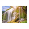 5D Diamond Painting Kits Forest Waterfall Under the Sunshine
