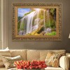 5D Diamond Painting Kits Forest Waterfall Under the Sunshine