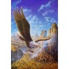 5D DIY Diamond Painting Flying Eagle Cross Stitch Mosaic Art