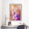 5D DIY Diamond Painting Kits Colorful Dream Moon Swan