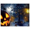 5D DIY Diamond Painting Kits Halloween  Moon Pumpkin Tree