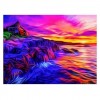 5D DIY Diamond Painting Kits Cartoon Beautiful Colorful Sea Sunset