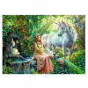 5D Diamond Painting Kits Fantasy Beauty And Unicorn