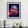 5D DIY Diamond Painting Kits Special Colorful Lion