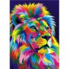 2019 Modern Art Colorful Lion 5D DIY Diamond Painting Cross Stitch Kits