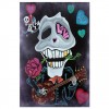 5D DIY Diamond Painting Kits Cartoon Flower Skull for Love