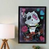 5D DIY Diamond Painting Kits Cartoon Flower Skull for Love