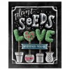 5D Diamond Painting Kits Beautiful Plant Seeds Love Blackboard