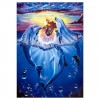 5D Diamond Painting Kits Colored Drawing Playing Dolphins