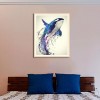 5D DIY Diamond Painting Kits Watercolor Dream Flying Dolphin