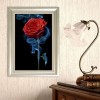 5D DIY Diamond Painting Kits Romantic Red Roses Blue Smoke