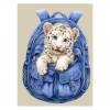 5D DIY Diamond Painting Kits Cute Tiger In Bag