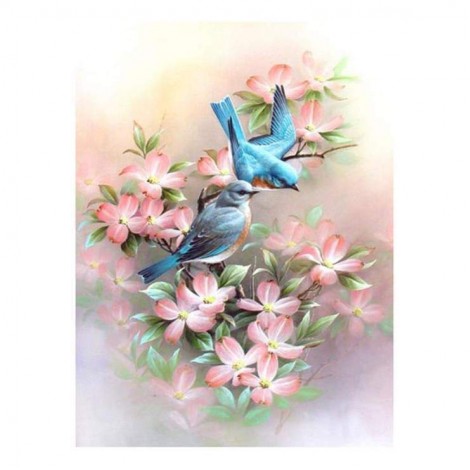 5D DIY Diamond Painting Kits Dream Birds on the Flower Branches