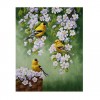 5D DIY Diamond Painting Kits Yellow Birds on the Flower Branches