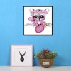 5D DIY Diamond Painting Kits Lovely Naughty Cartoon Pink Owl