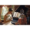 5D DIY Diamond Painting Kits Elegant Women Piano
