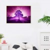 5D DIY Diamond Painting Kits Purple style Beautiful Tree With Evening SunShine