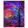 5D DIY Diamond Painting Kits Fantasy Colorful Moon Tree