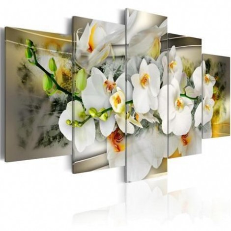 5D DIY Diamond Painting Kits Multi Panel Flowers